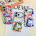 Caricature créative Étui de téléphone en silicone