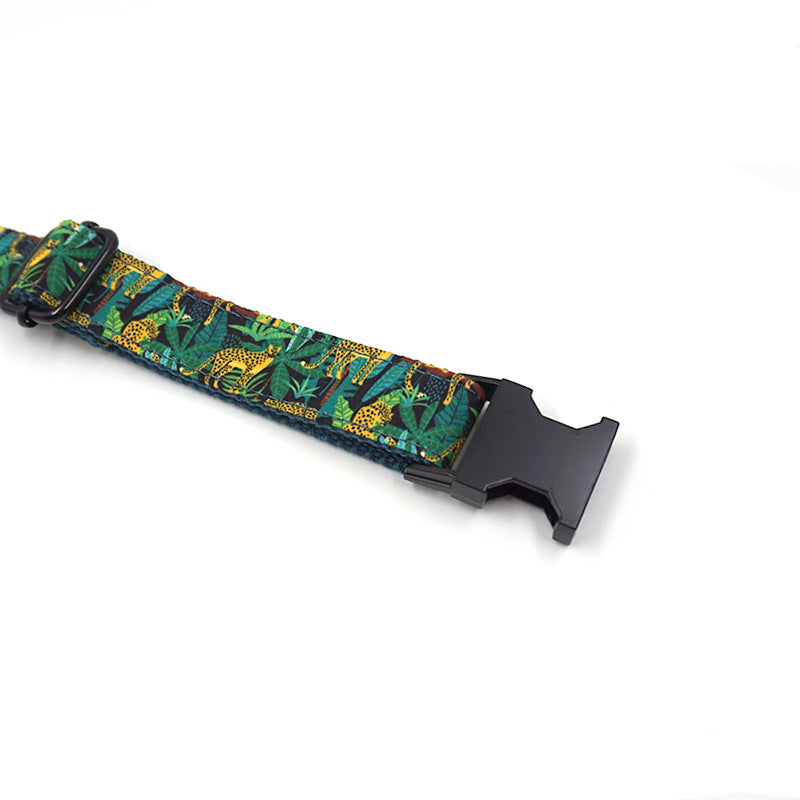 Pet Instagram Style Jungle Leopard Dog Collar