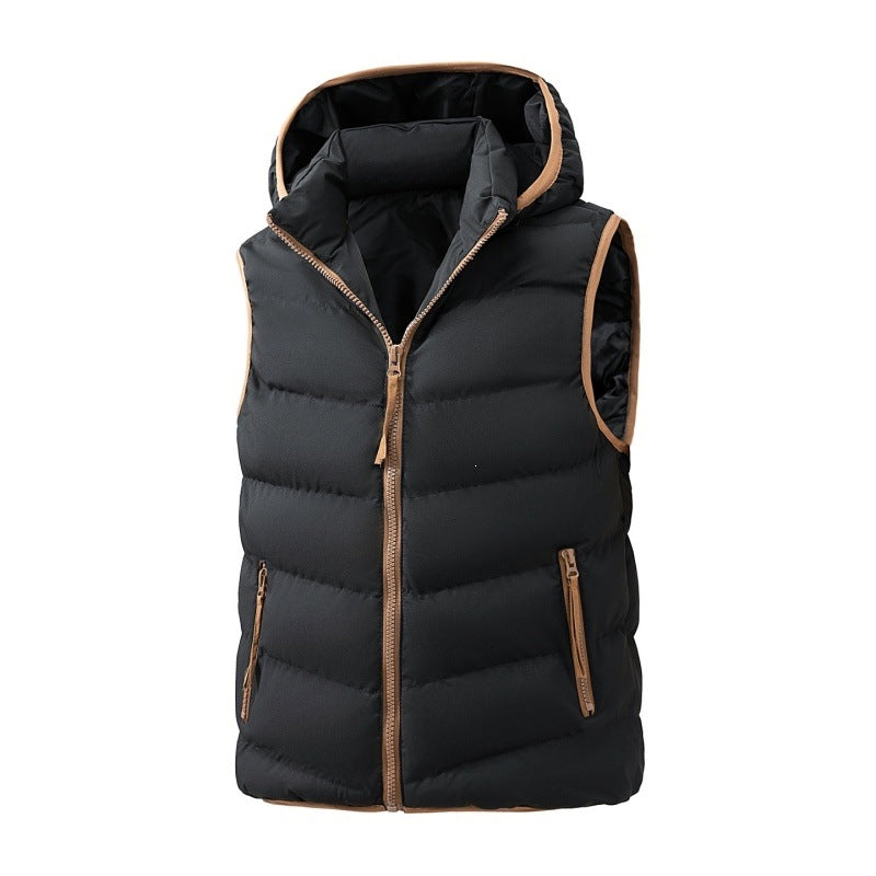 Veste à capuche dérobée pour hommes