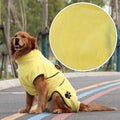 Pyjamas doux et absorbant pour animaux de compagnie brodés peignoirs Pyjamas de Corail