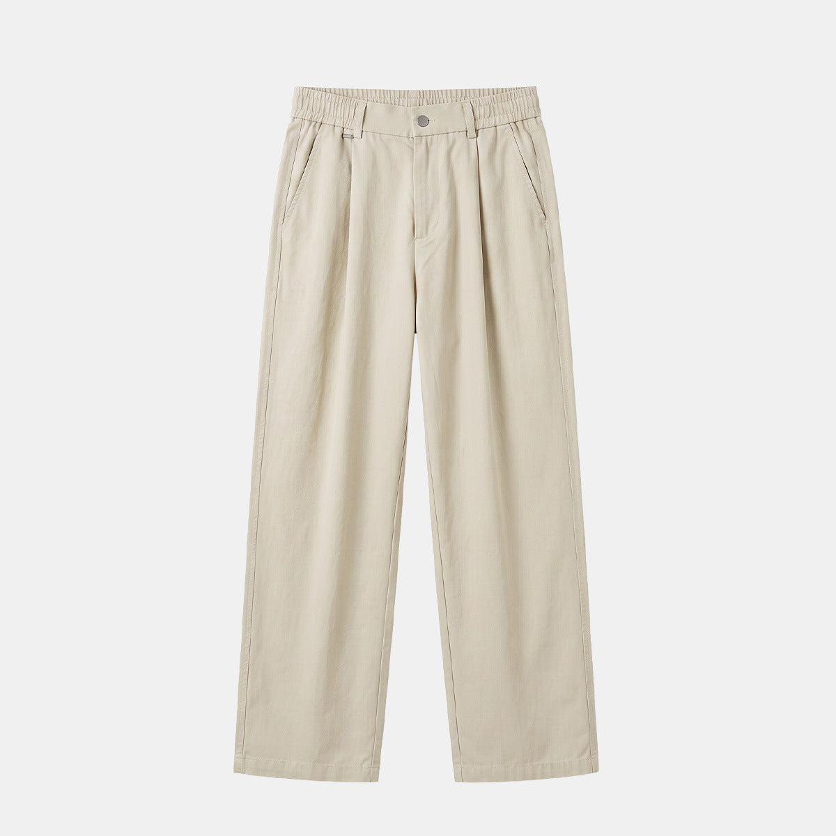Pantalons casual pour hommes Pantalons en tissu de taille droite