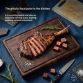 Solid black walnut cutting board