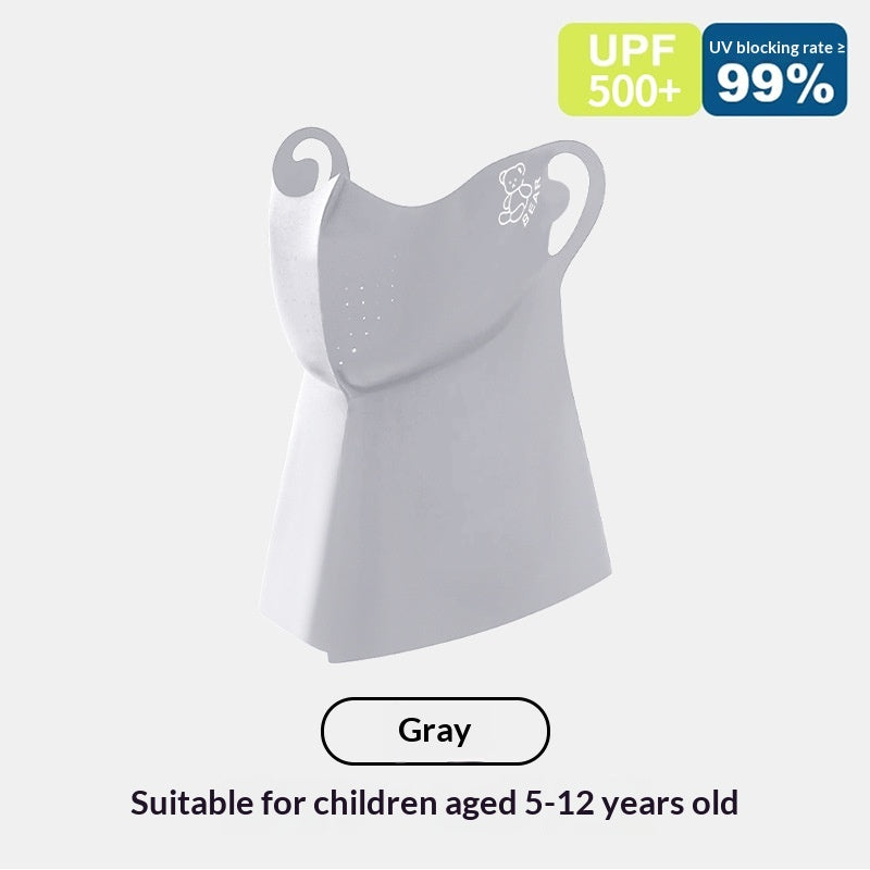 Masque antibactérien pour enfants à demi-face solaire et protecteur de glace