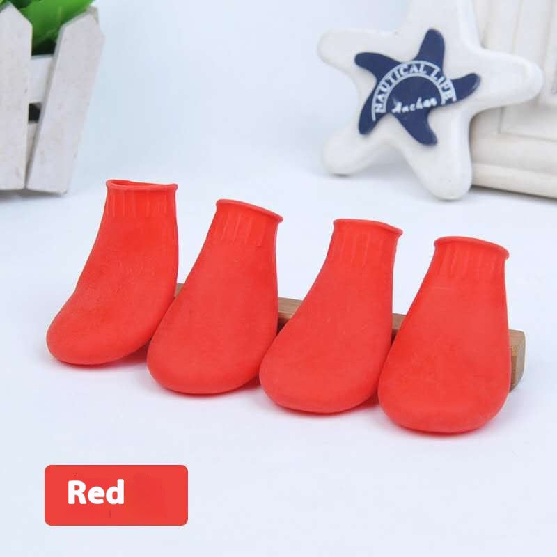 Bottes de chaussures imperméables en caoutchouc