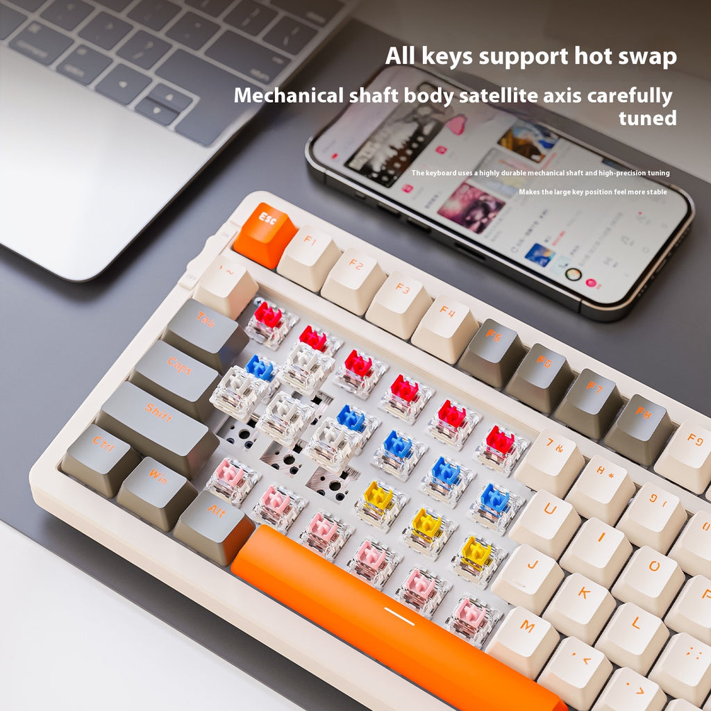 Clavier mécanique bimode sans fil Bluetooth