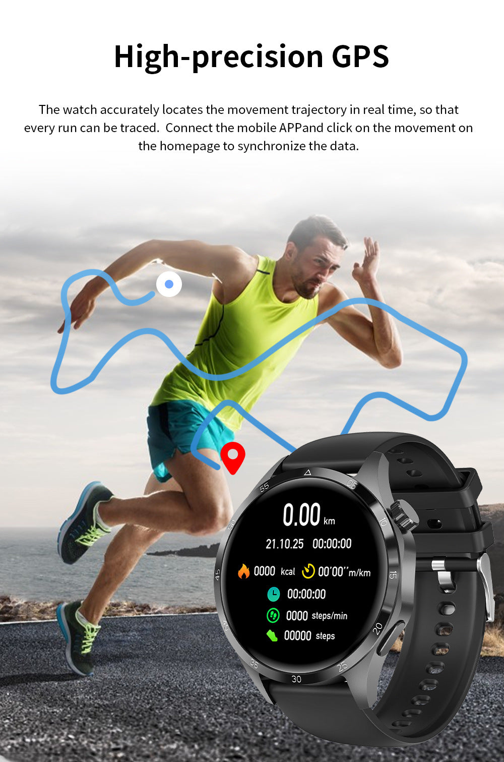Sport Smart Watch Bluetooth appel étanche