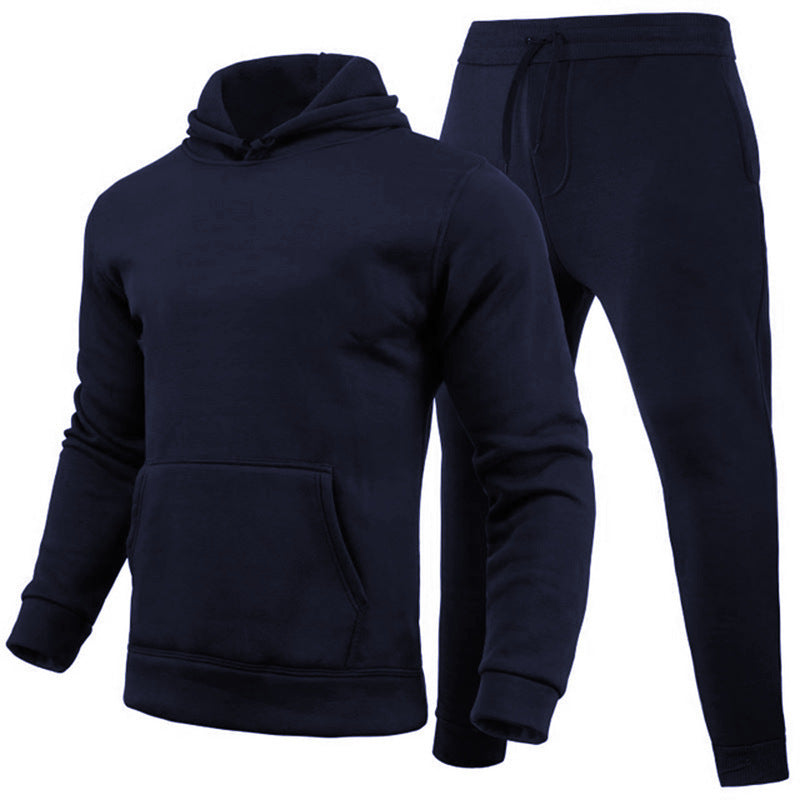 Ensemble de hoodies de couleur solide polyvalente pour femmes