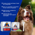 Poudre de nettoyage de dents de chien