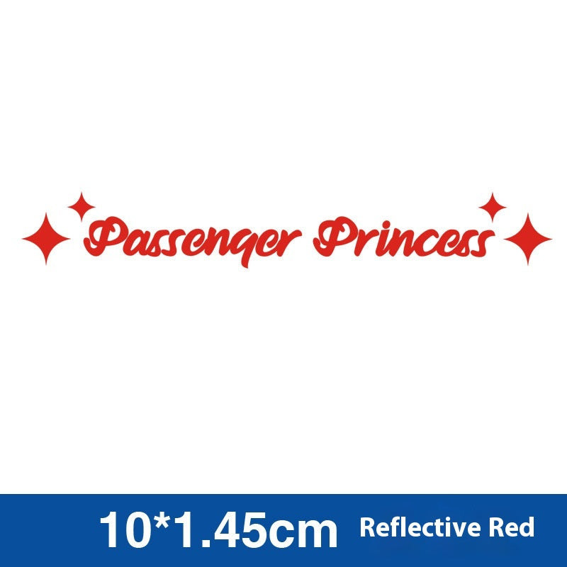 Stickers Voiture Spéciale Princesse de Passager
