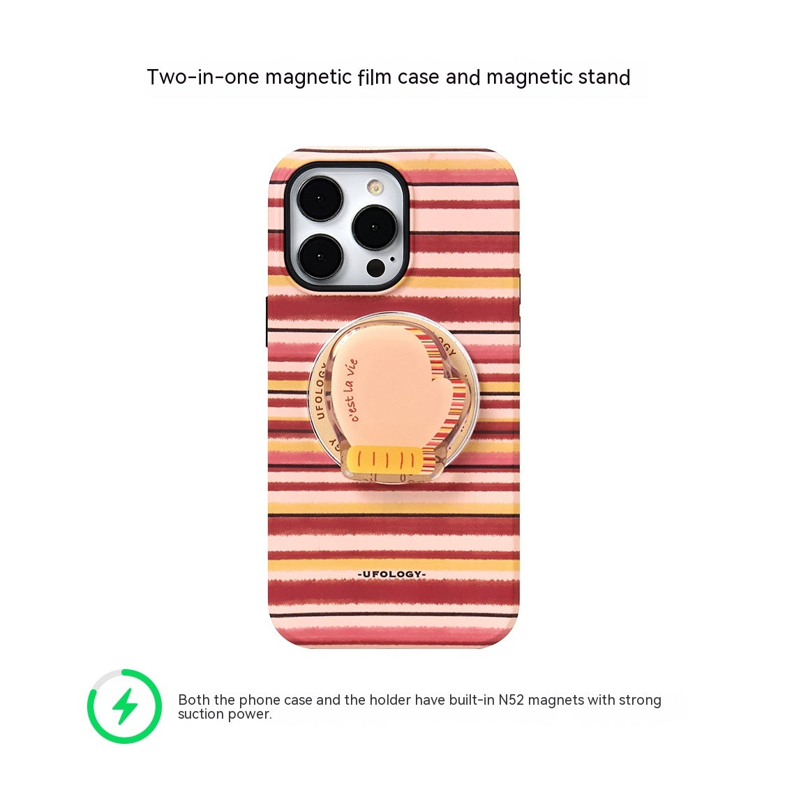 Porte-cas de téléphone magnétique Pack complet