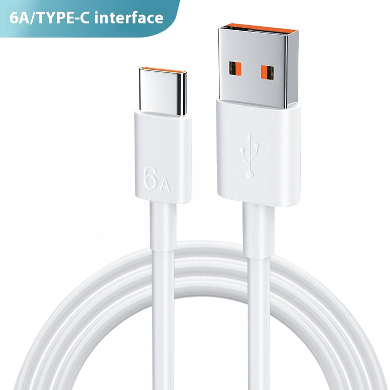 6A câble de données de charge rapide super approprié pour TYPE-C sans boîte