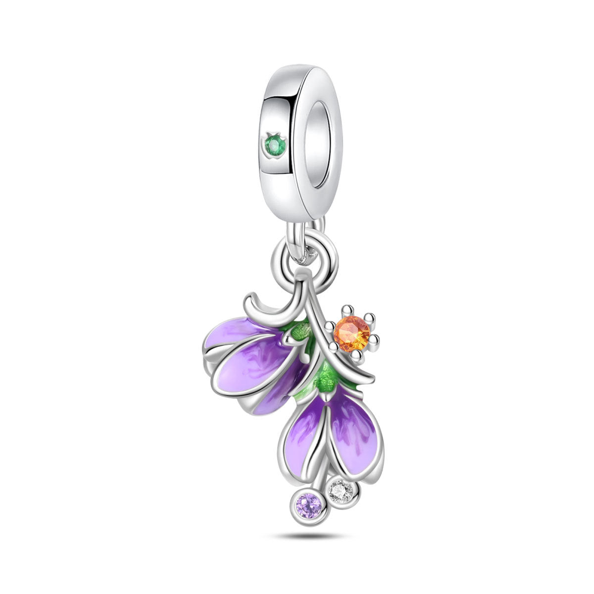 Bracelet de bricolage plaqué argent Charms Et des pendentifs