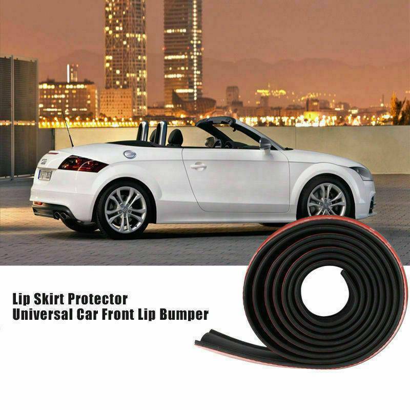 Universal voiture Lip Jupe Protecteur de caoutchouc Splitter avant pare-chocs côté 2,5M