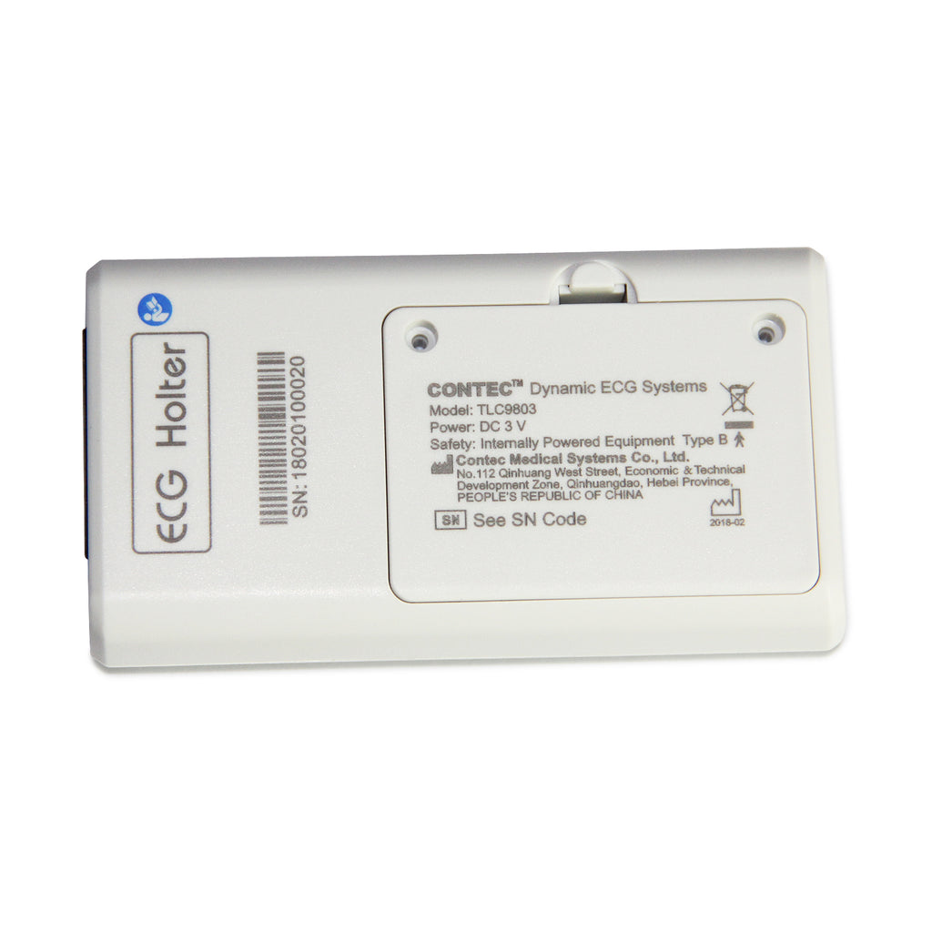 Portable 24 heures 3 canaux ECG EKG Holter Monitor System CONTEC TLC9803 PC Logiciels