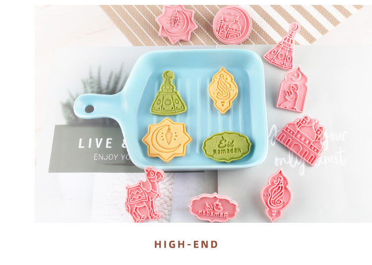 Cookie Mold 3d 3d Diy Plastic Suit Accueil Cake Cookie Type de presse Outil de cuisson Cutter