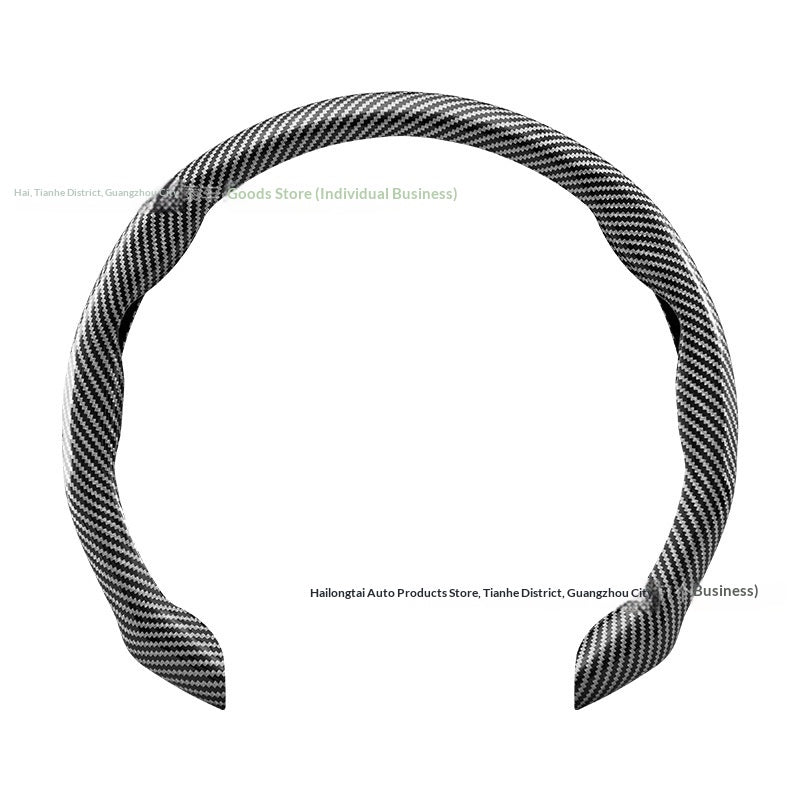 Tout-en-un Laser-Cut Carbon-Fibre Pattern Non-Slip Ultra-Thin Chapeau de volant