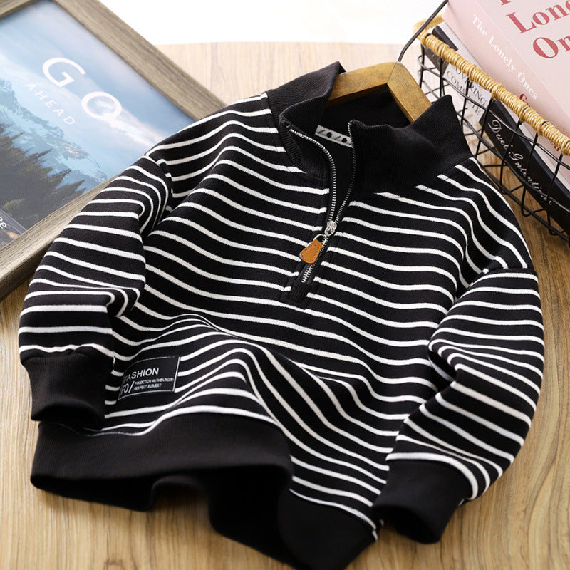 Enfants Casual Polo Collar Mode Tops Beau