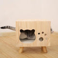 Cat Lit Cat Jouer carré tabouret Table de nuit créative