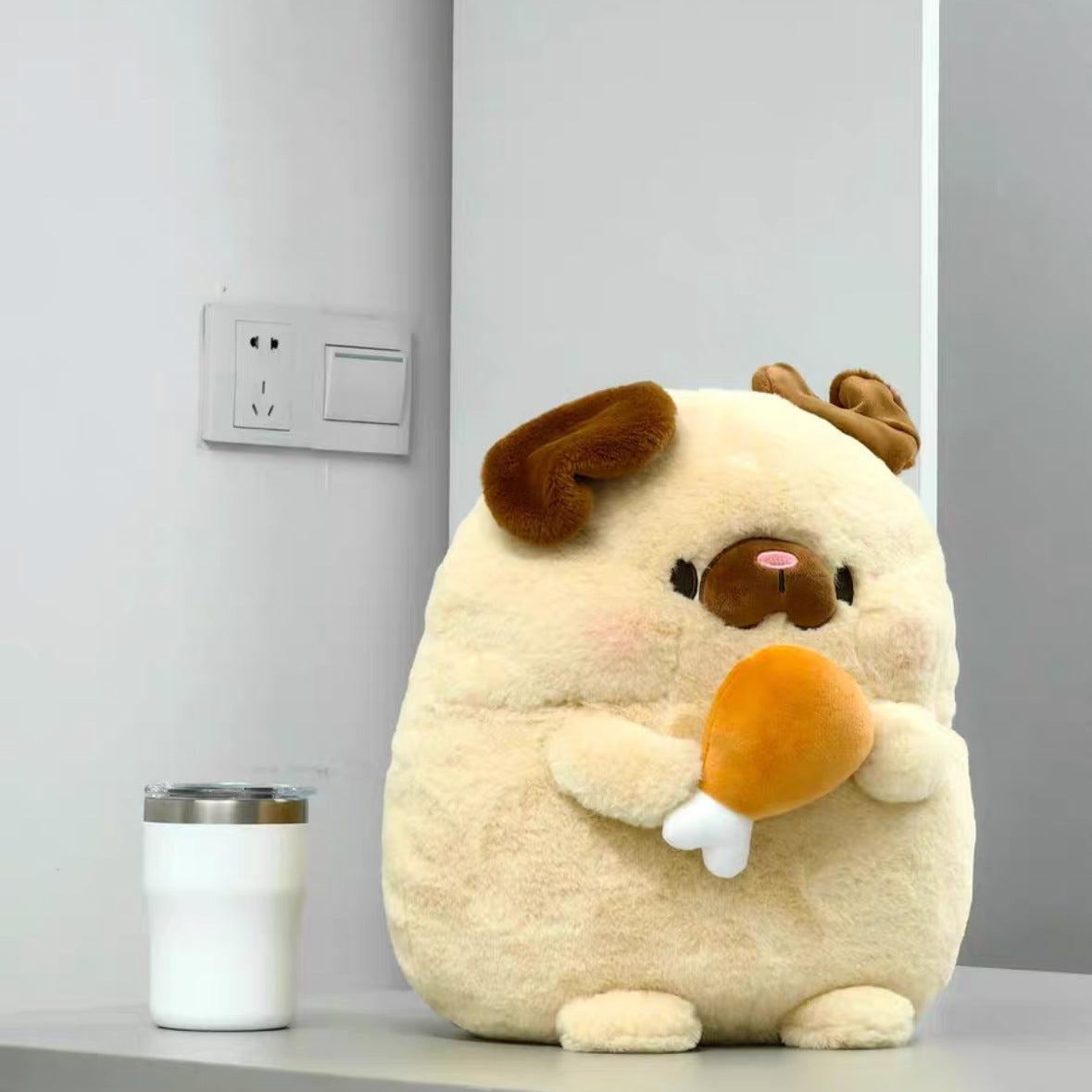 Jouet mignon en peluche de 8 pouces de grue en peluche