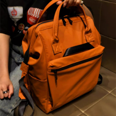 Sac à dos extérieur de grande capacité à la mode Sac de sport léger Sac scolaire casual