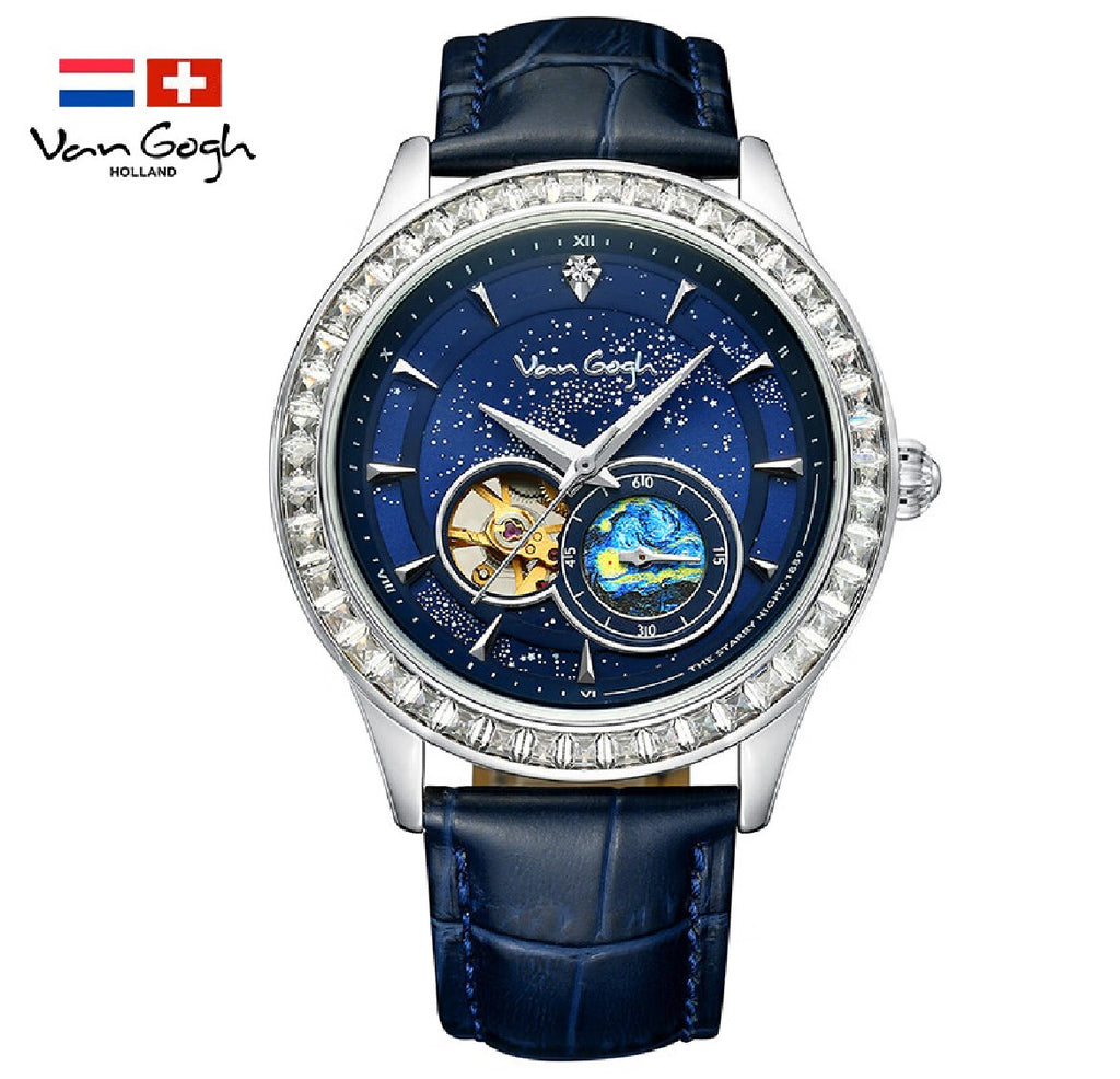 VanGogh Homme série Genève Art Montre mécanique automatique