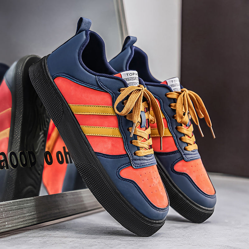 Chaussures de skate à rayures tendance pour hommes Best-seller