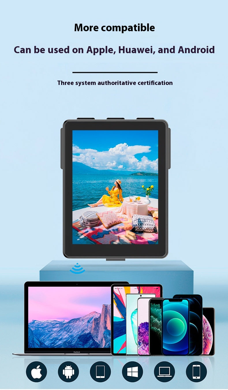 Téléphone portable Selfie Écran de projection arrière Même écran Tir Artifact