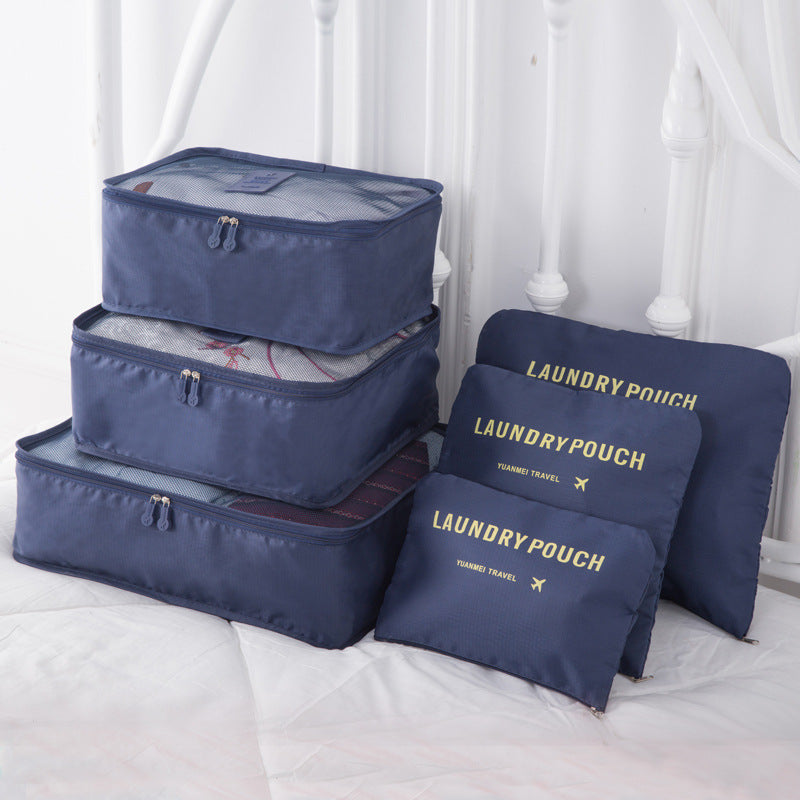 Sac de rangement à six pièces