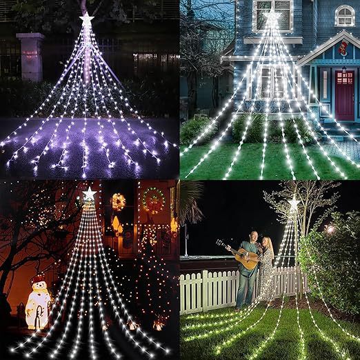 Décoration de Noël LED String Lights Décoration extérieure