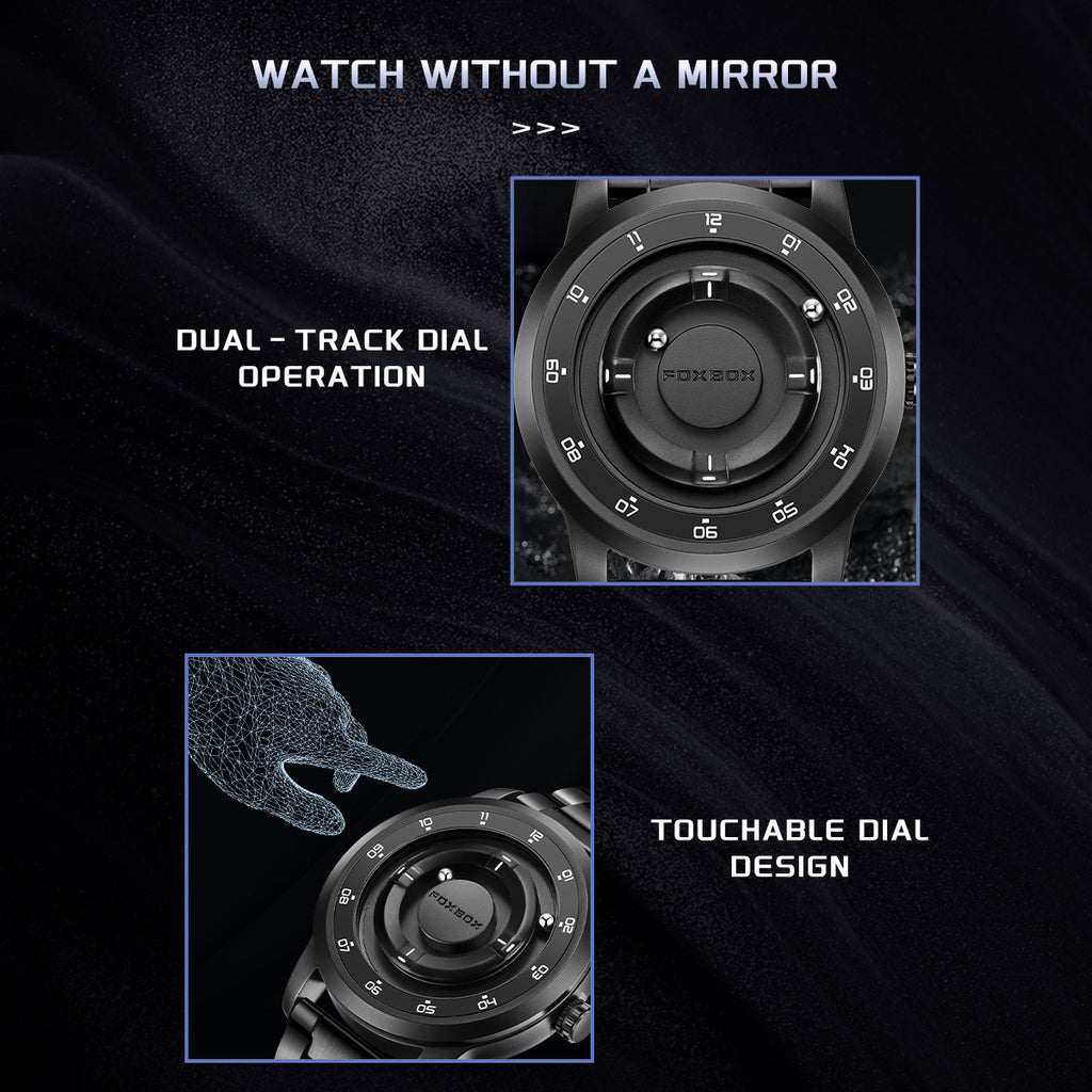 Montre Quartz multifonctions pour hommes à échelle romaine cool