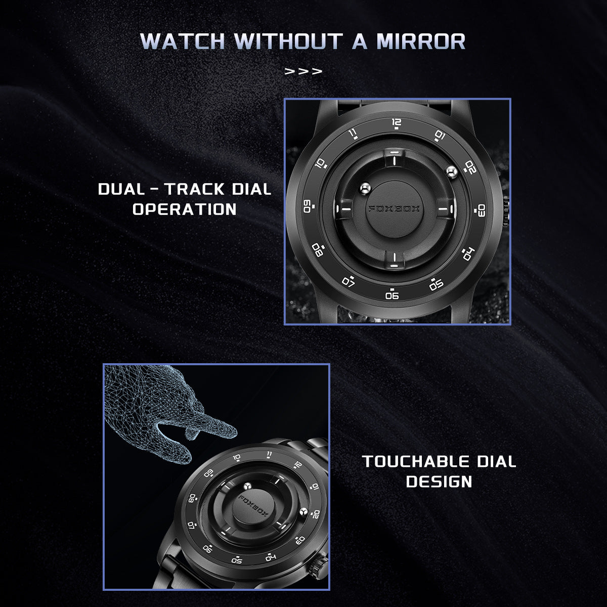 Montre Quartz multifonctions pour hommes à échelle romaine cool