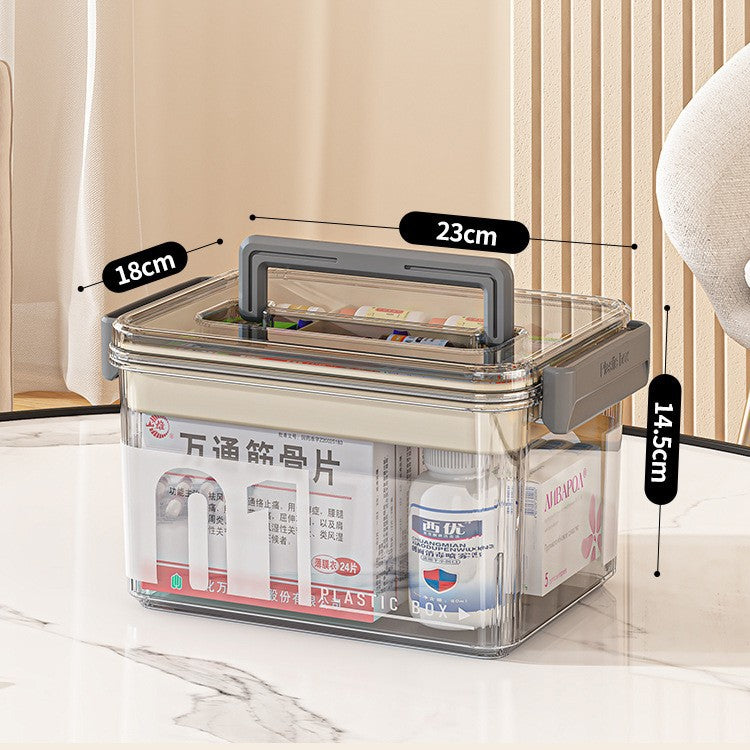Boîte de rangement ménager Multi-niveau de médecine plastique à grande capacité Organisateur