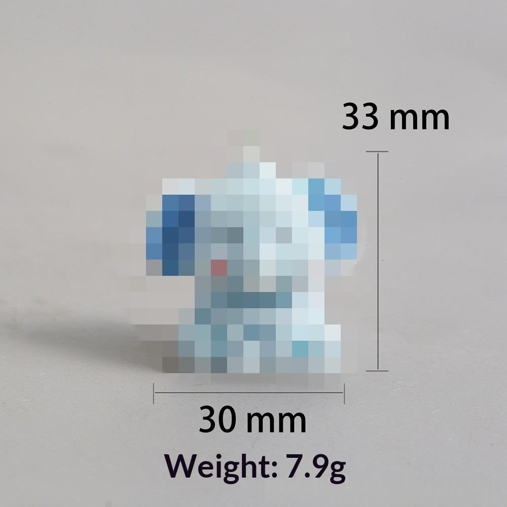 Cute Resin Animal pendentif enroulé 3D bricolage Porte-clés Little Bear Charm Accessory Chaîne téléphonique