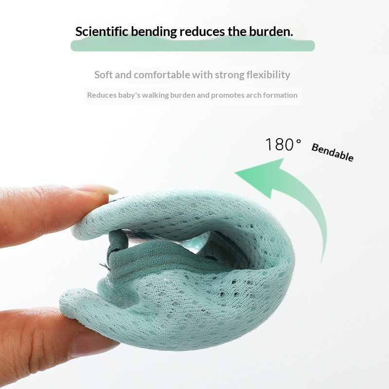 Chaussettes de sol pour les enfants et les bébés Style mince d'été pour les tout-petits apprenant à marcher
