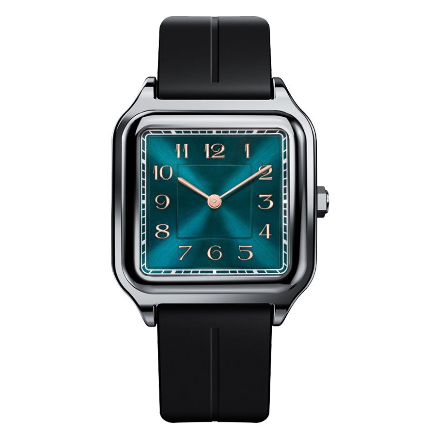 Montre à quartz métallique élégante haut de gamme