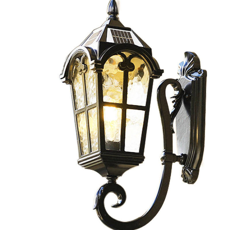 Lampe murale solaire extérieure polyvalente européenne