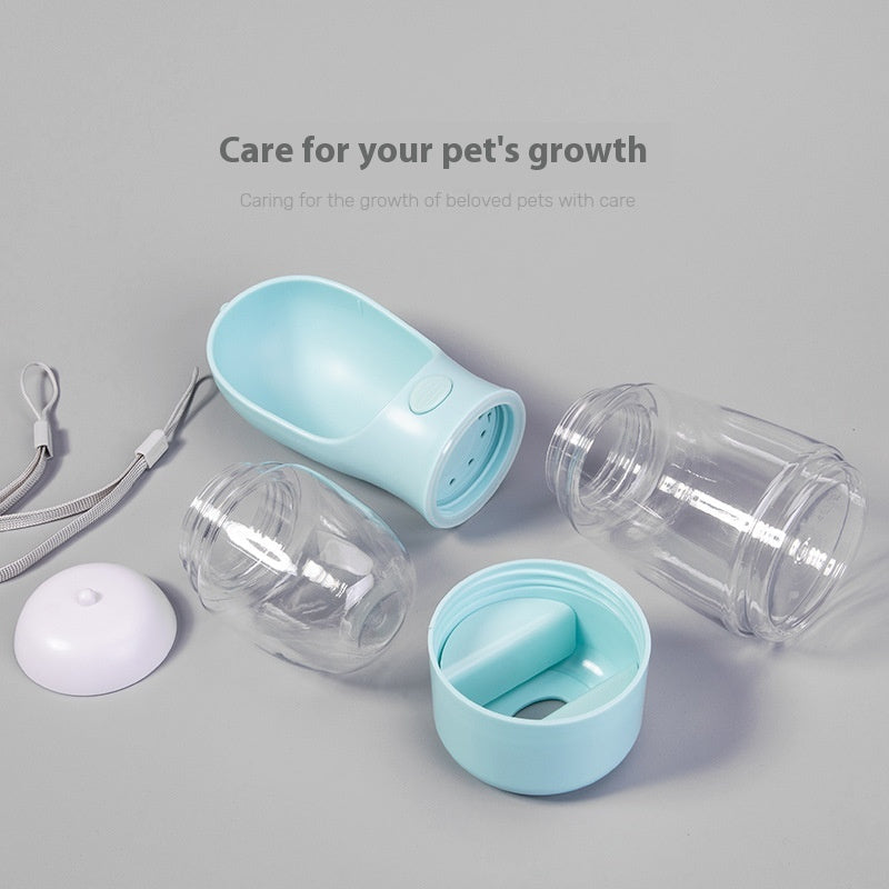 Eau et aliments Chien intégré Marche Portable Cat Eau potable Portable Cup
