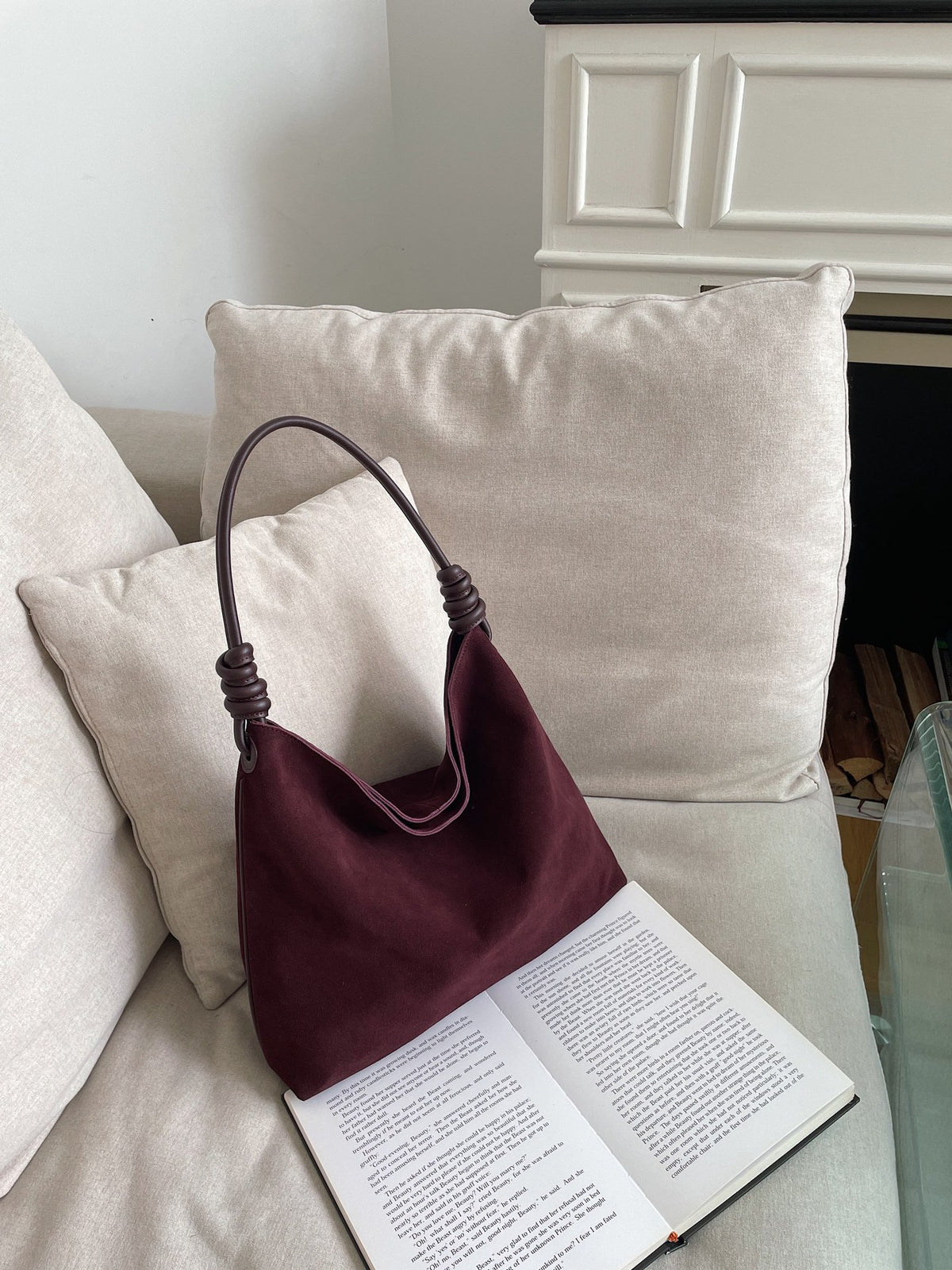 Sac d'épaules de transport d'automne hiver de grande capacité pour les femmes
