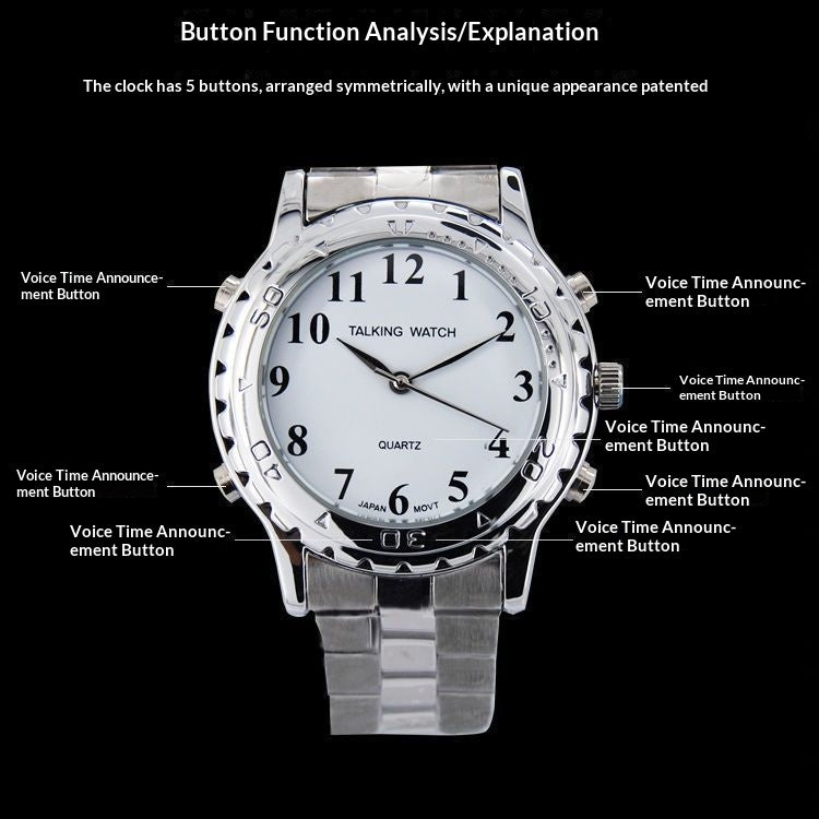 Montre vocale pour les aînés