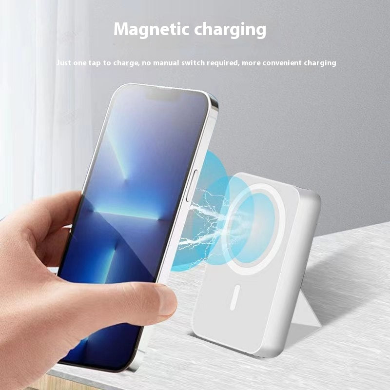 Foldable Magnetic Suction Power Bank Large Capacity