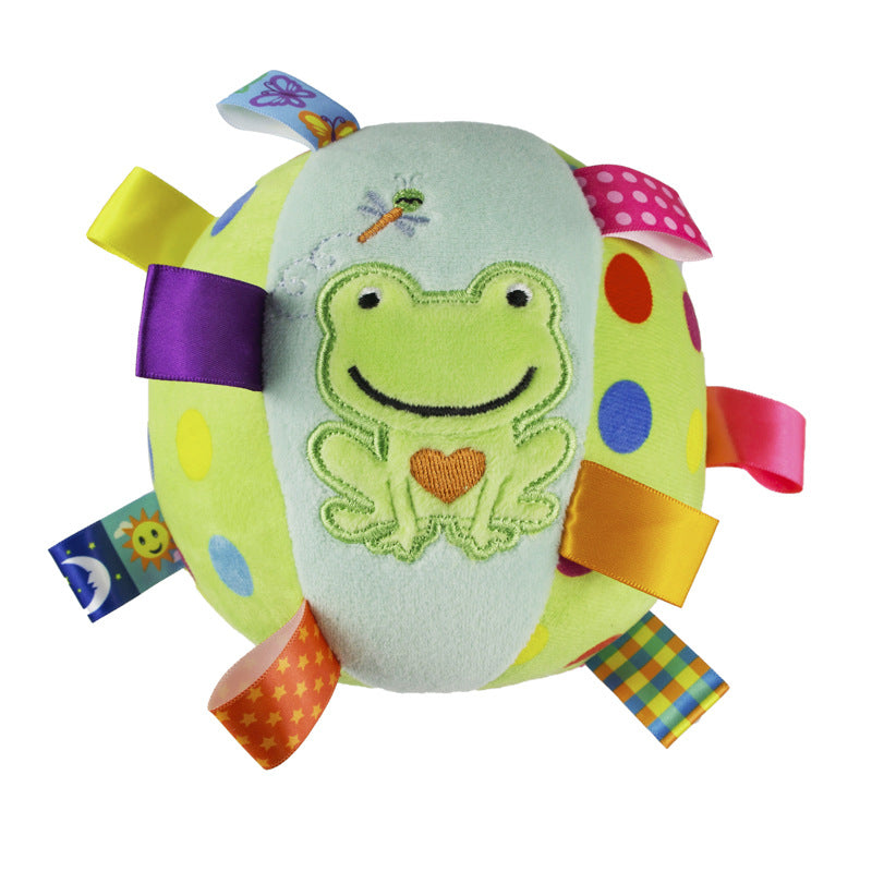 Balle son de chien en peluche