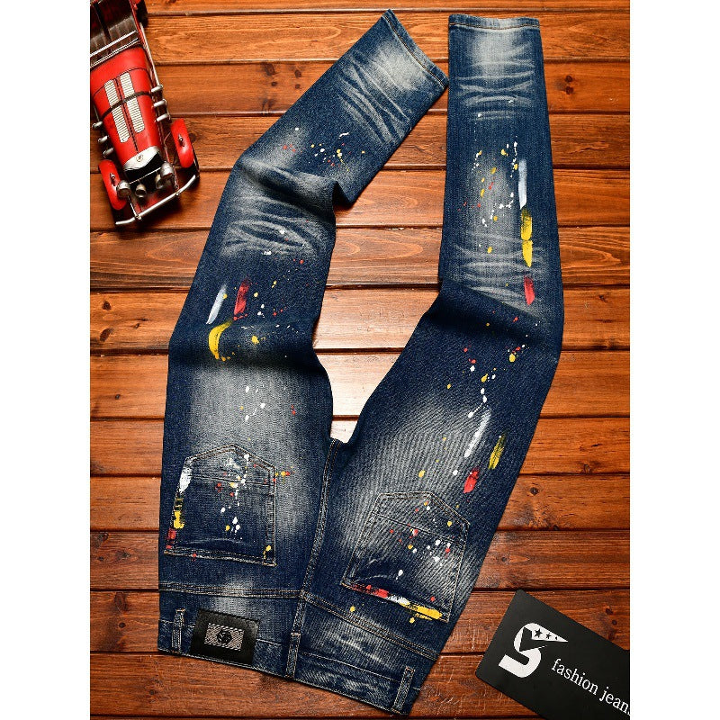Jeans de patchwork à la mode coréenne
