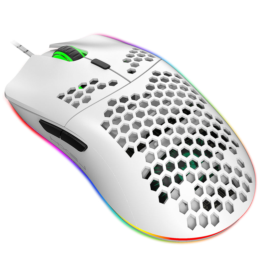 Léger Honeycomb Shell Hole Jeu Souris filaire