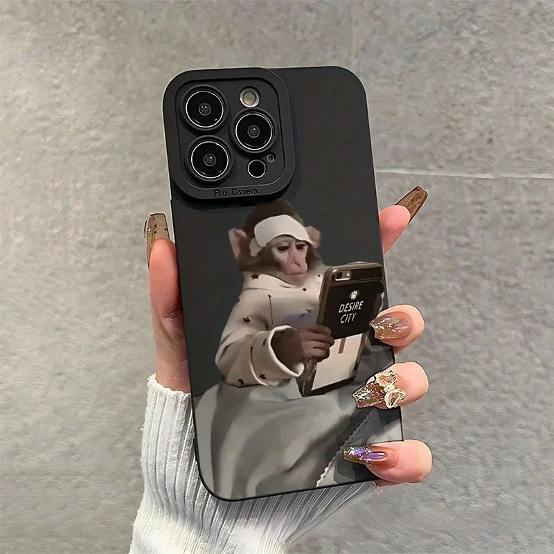 Trendy Monkey Phone Case 1112131416 étui protecteur 78XM