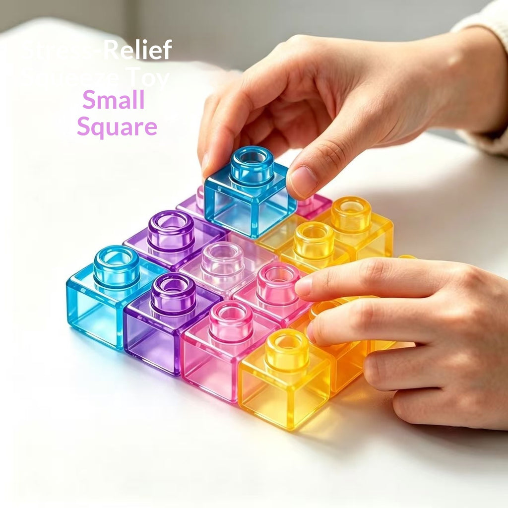 Jeu Jelly Block Stress-relief Blocks pour adultes transparents