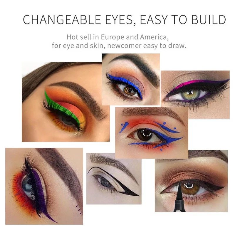 Stylo à double pointe pour colorer le coin extérieur de l'eyeliner
