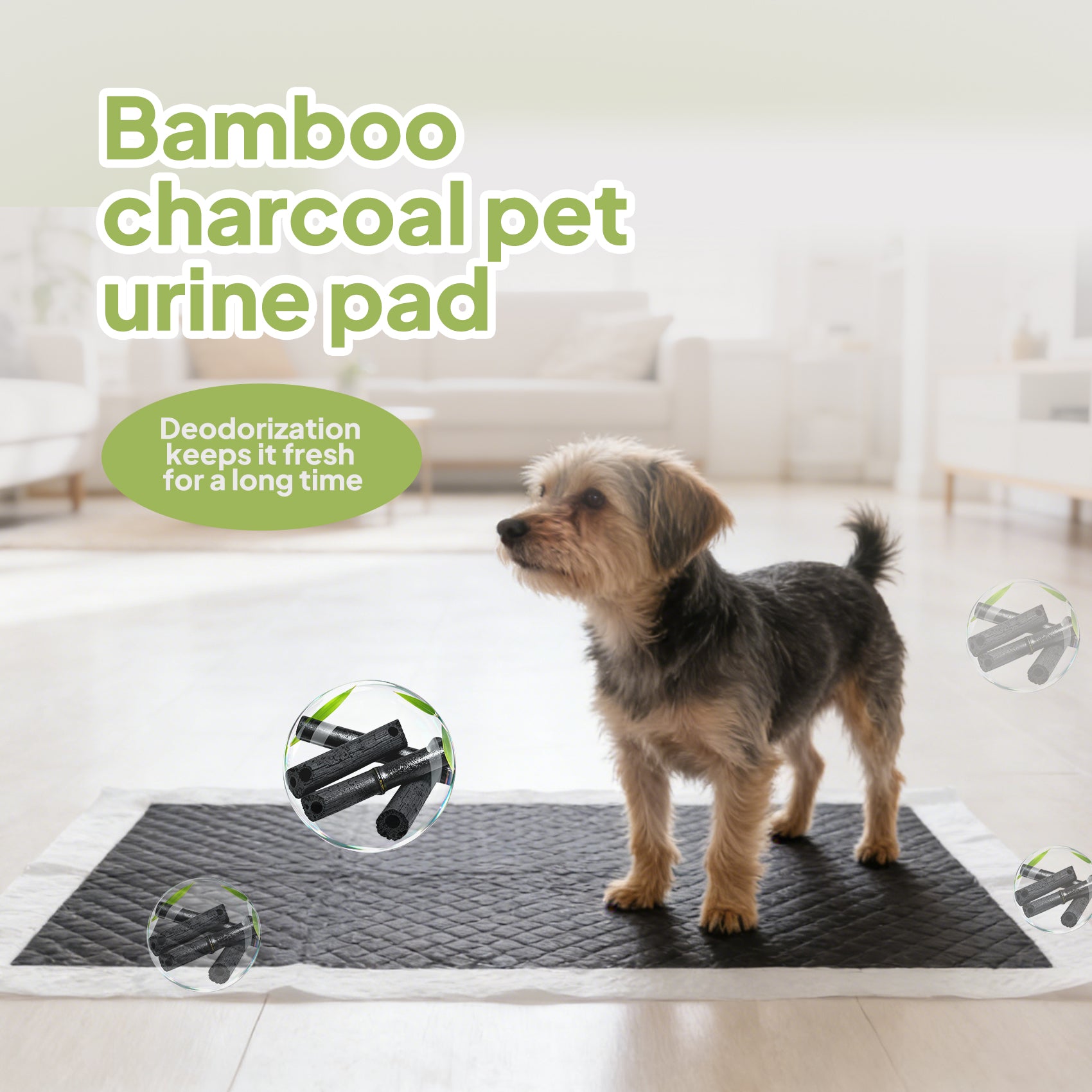 Plaquettes de chien de charbon activées