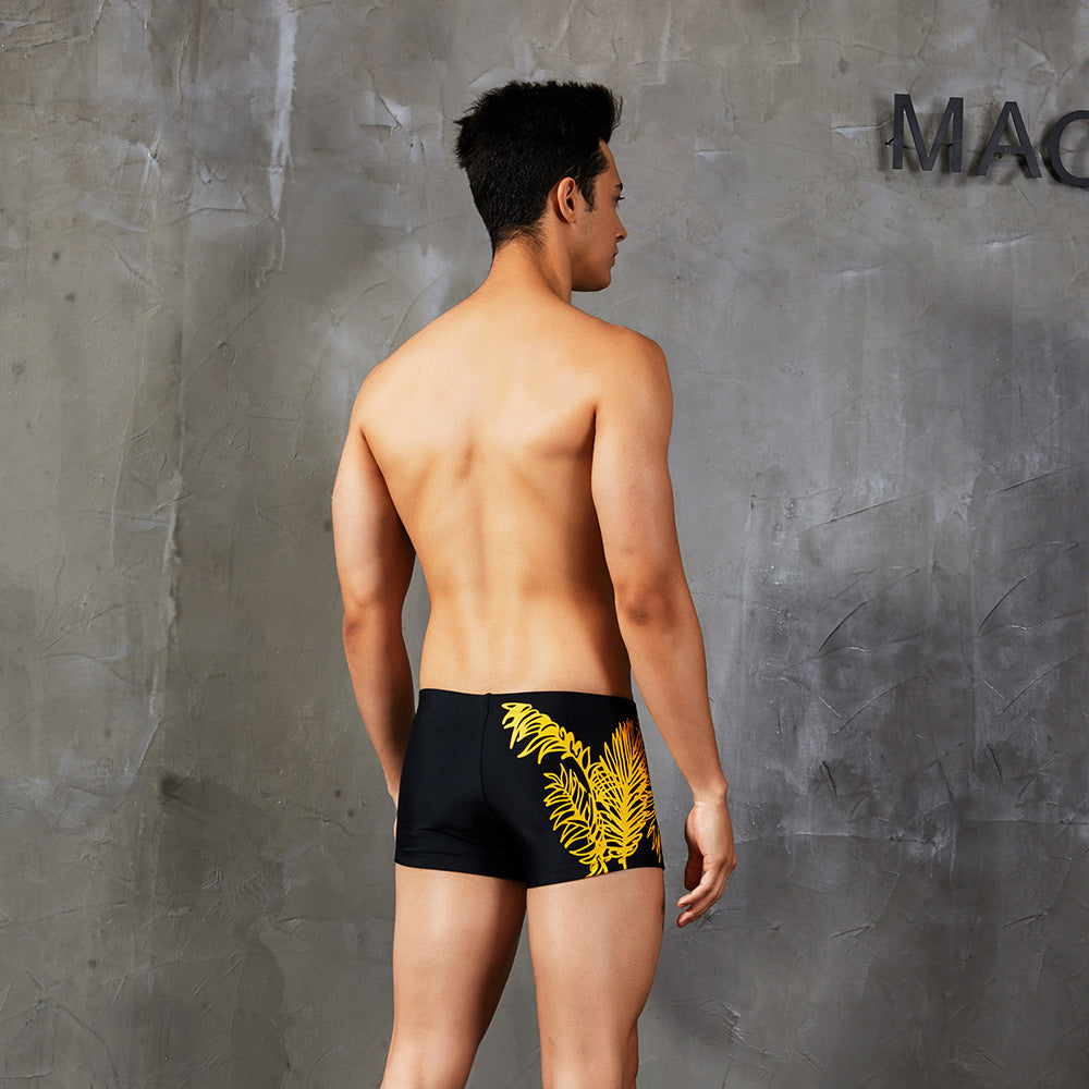 Boxer de maillot de bain imprimé pour hommes