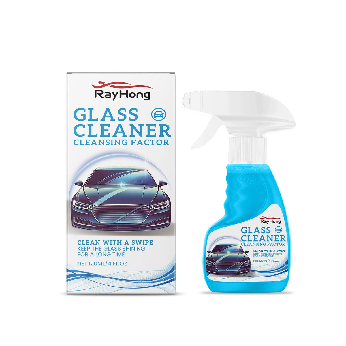 RAYHONG Automotive Windshield Glass Cleaner Spray