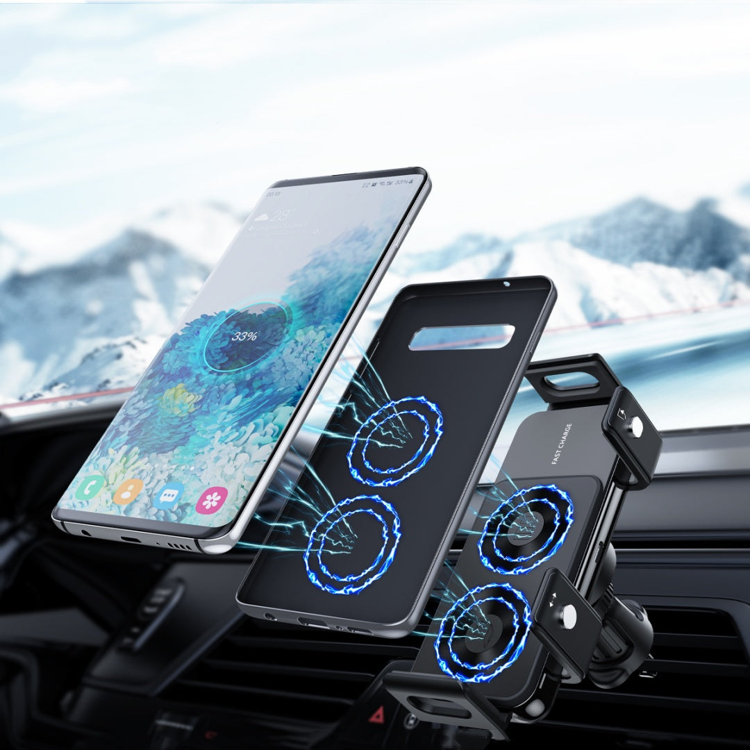 Chargeur de voiture sans fil Support de téléphone mobile